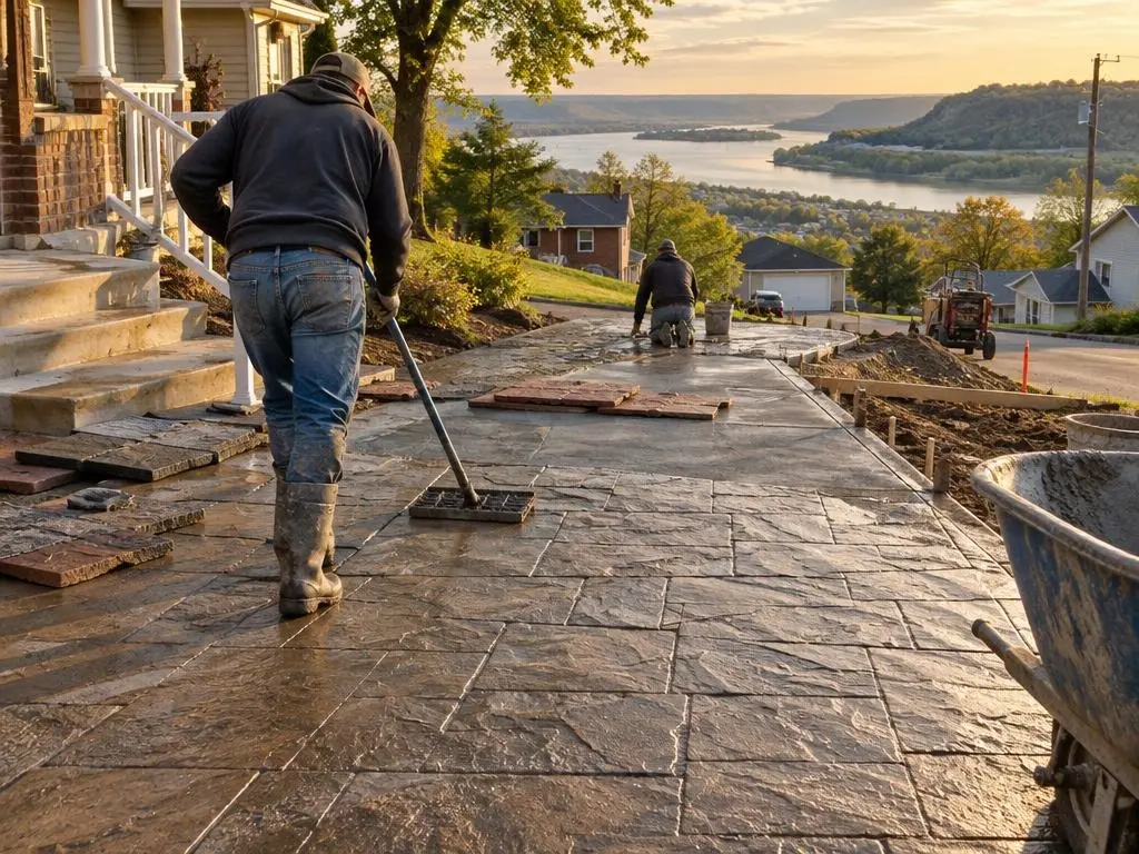 Stamped Concrete in Sioux City, IA